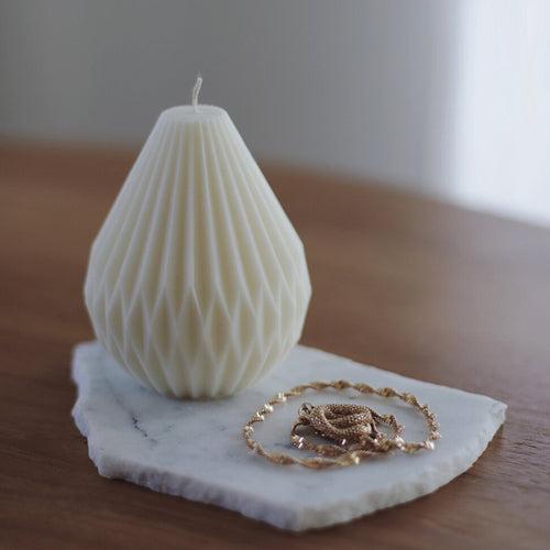 Geometric Pear Scented Candle