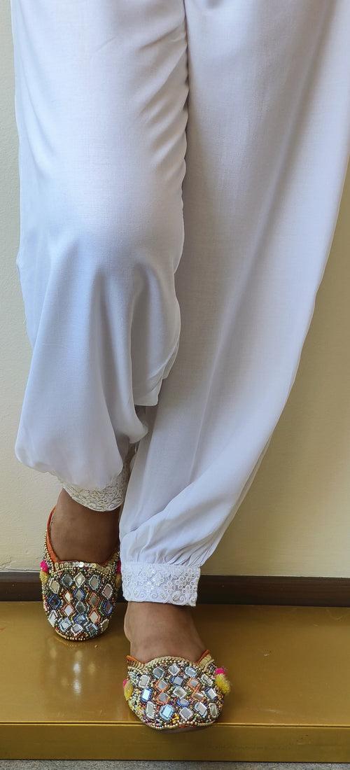 Afghani Slub Cotton Loose Pant With Pocket-04608