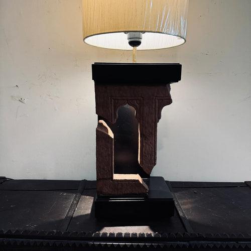 Stone Lamp : Noor 18 (Shade Included )