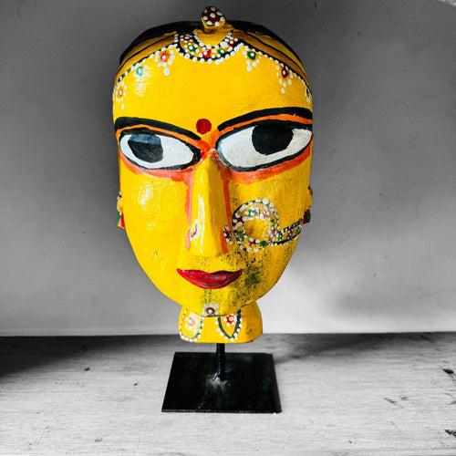 Amba 2: Wooden Sculpture Head