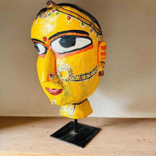 Amba 2: Wooden Sculpture Head