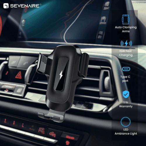 X15 Wireless Car Charger 15W Fast Charging