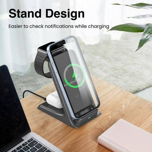 3-in-1 Wireless Charging DOCK [D1450]