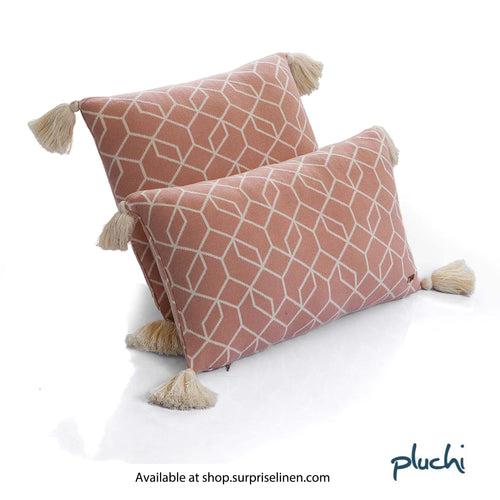 Pluchi - Trellis Cushion Cover (Pink)