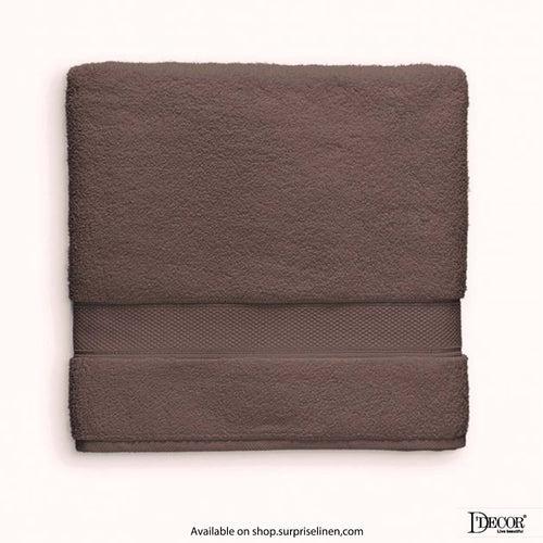 D'Decor - The Crest Collection 650 GSM Bath Towel (Brownie)