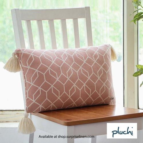 Pluchi - Trellis Cushion Cover (Pink)