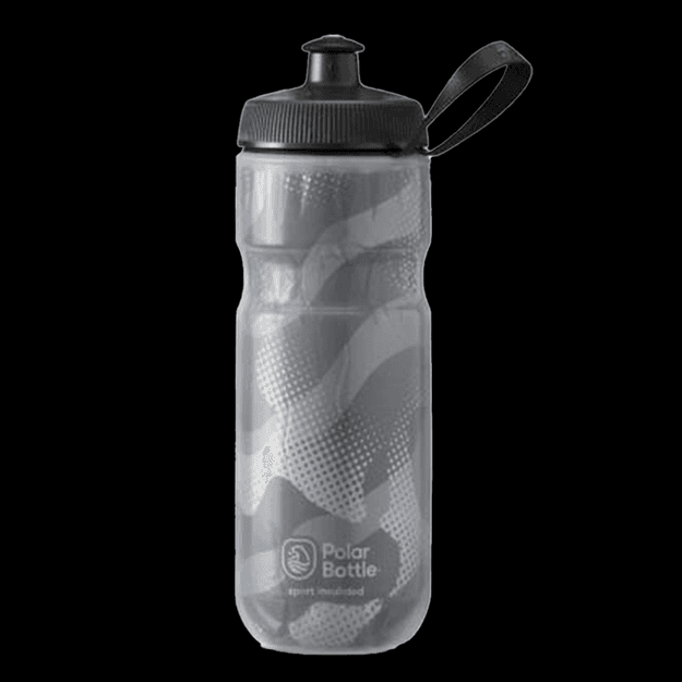 Polar Insulated Contender Bottle 590ml (Charcoal Silver)