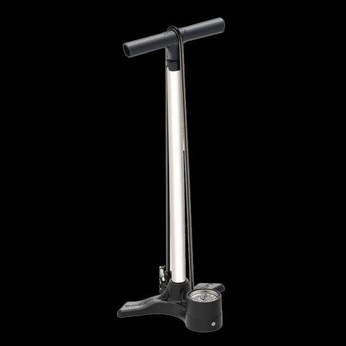 Lezyne Macro Drive Floor Pump Matt Silver ABS