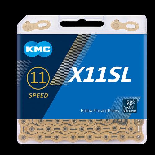 KMC X 11 Speed SuperLight (SL) Chain (Gold)