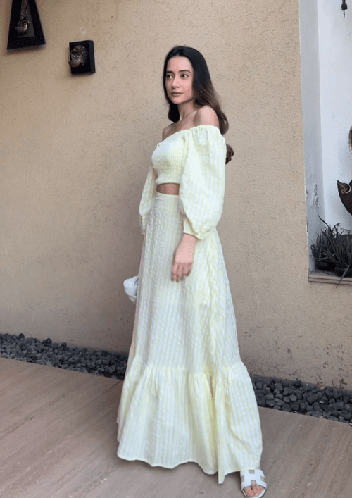 Komal Kapoor in Buttercup Co-ord Set