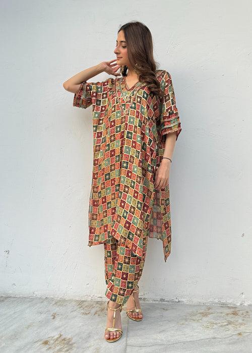 Bandhni Co-ord Set