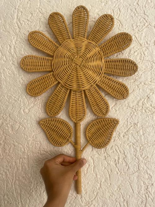 Daisy Flower  Cane Wall Decor