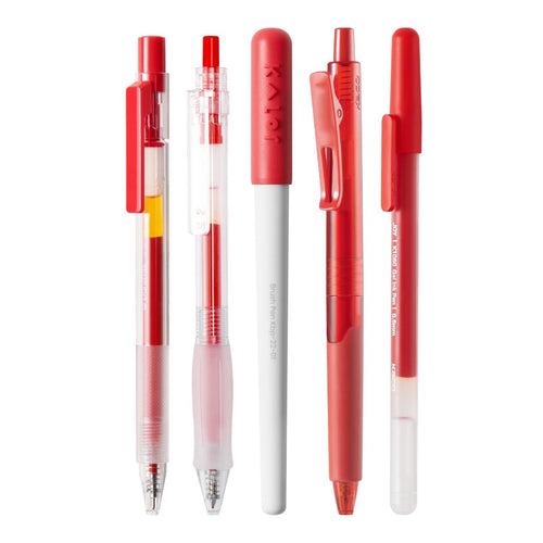 Kaco Red Pen Set- Pack of 5