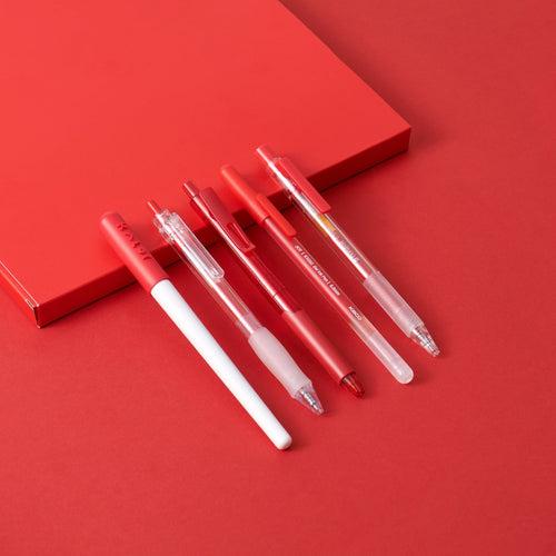 Kaco Red Pen Set- Pack of 5