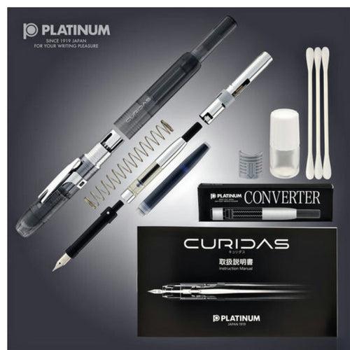 Platinum Curidas Fountain Pen Graphite Smoke Medium