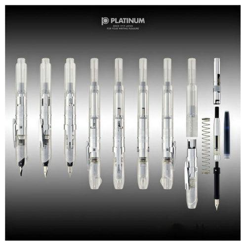 Platinum Curidas Fountain Pen Prism Crystal Fine