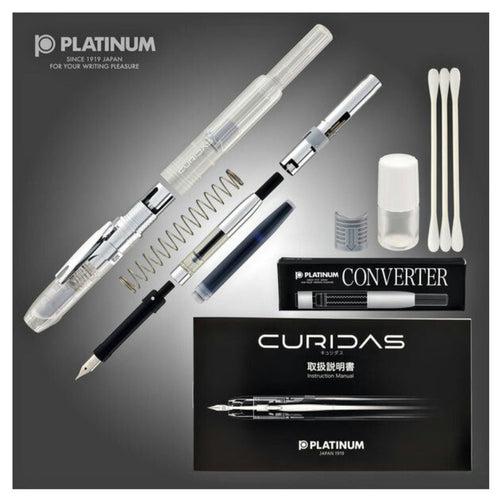 Platinum Curidas Fountain Pen Prism Crystal Fine