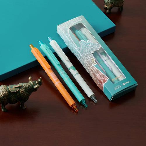 Rocket Bronze Age 3pc Gel Ink Pen Set (with National Museum of China)