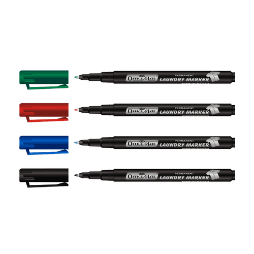 Soni Officemate Fine Tip Laundry Markers Pen - Sets (Mix Color)