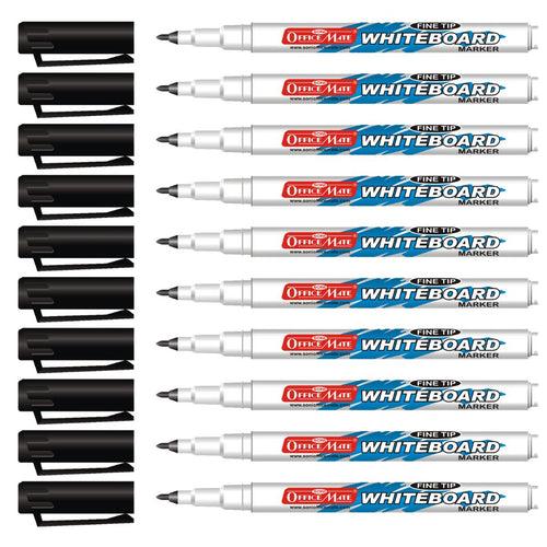 Soni Officemate Fine Tip Whiteboard Marker - Pack of 10