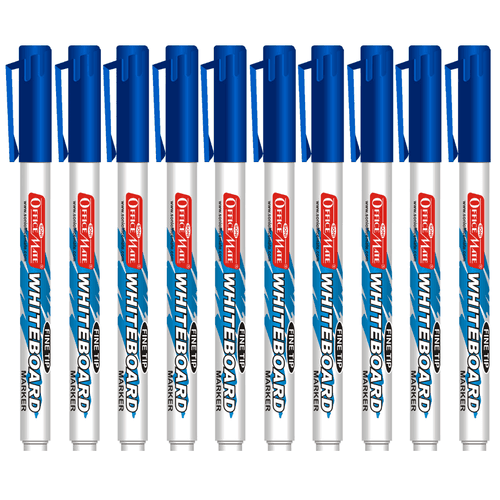 Soni Officemate Fine Tip Whiteboard Marker - Pack of 10