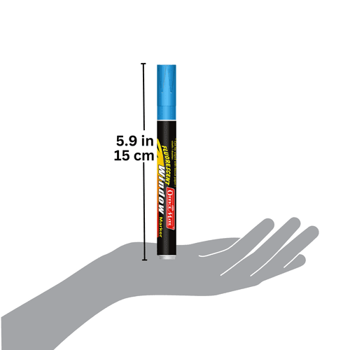 Soni Officemate Fluoroscent Window Markers Set