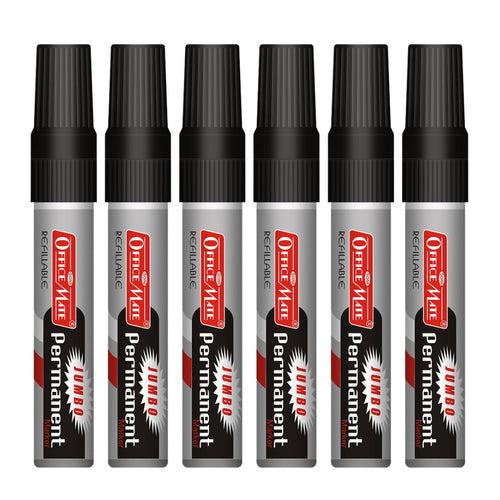 Soni Officemate  Jumbo Permanent Marker - Pack of 6