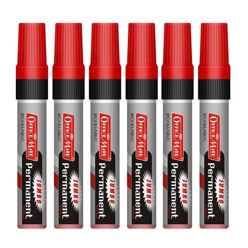 Soni Officemate  Jumbo Permanent Marker - Pack of 6