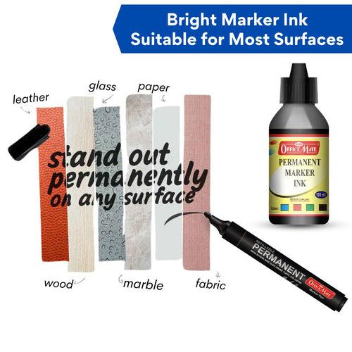 Soni Officemate Permanent Marker Ink Bottle Sets