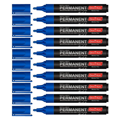 Soni Officemate Permanent Marker - Pack of 10