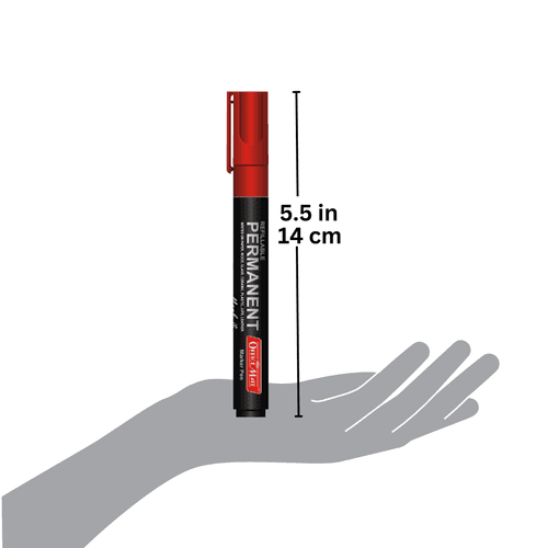 Soni Officemate Permanent Marker - Pack of 10