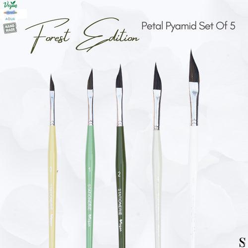 Stationerie Petal Pyramid Set Of 5 Forest Patel Edition