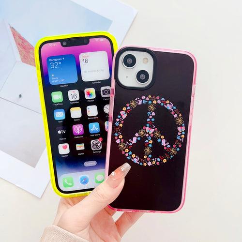 Peace Out Designer Impact Proof Silicon Phone Case for iPhone