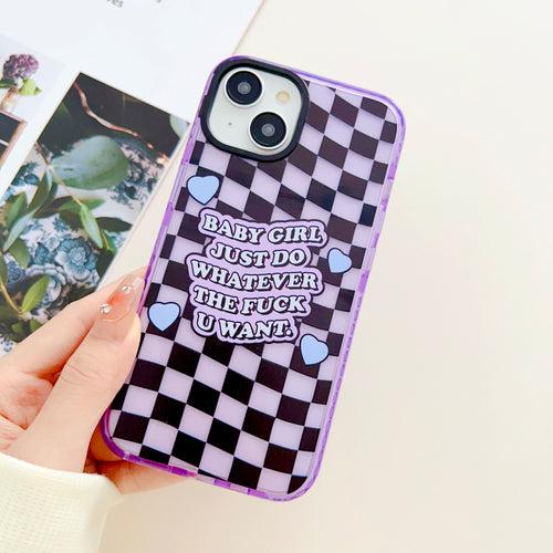 Do Whatever You Want ! Designer Impact Proof Silicon Phone Case for iPhone