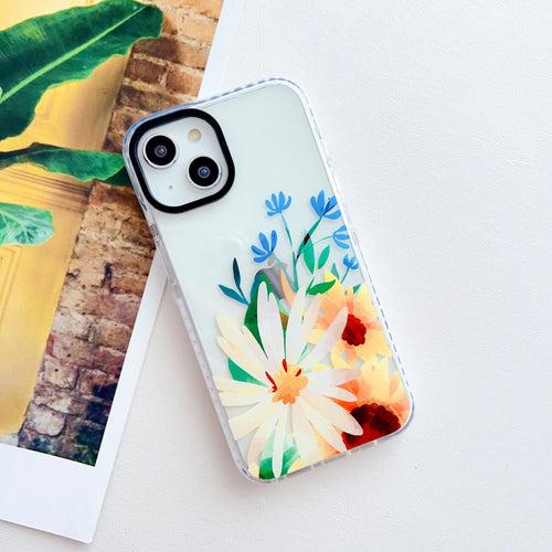 Water Color Sunflower ! Designer Impact Proof Silicon Phone Case for iPhone