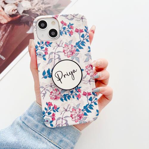 Spring Blossom Designer Slim Case With Customised Holder