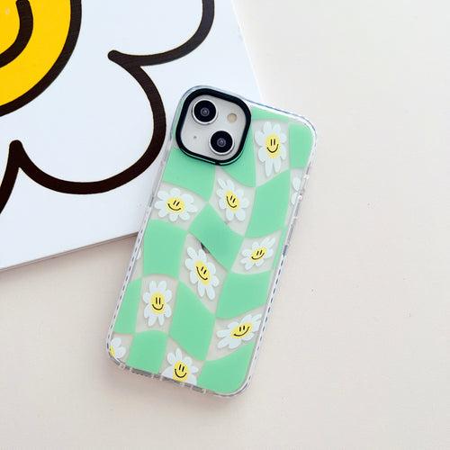 Happy Daisy Designer Impact Proof Silicon Phone Case for iPhone