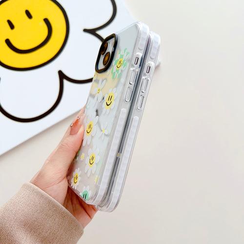 Happy Daisy Designer Impact Proof Silicon Phone Case for iPhone