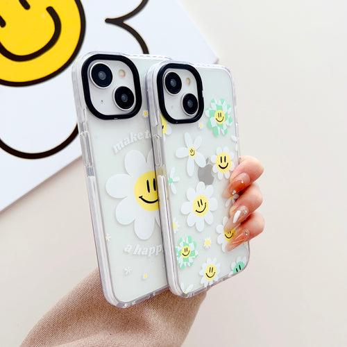 Happy Daisy Designer Impact Proof Silicon Phone Case for iPhone