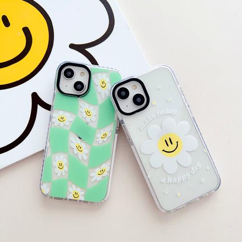 Happy Daisy Designer Impact Proof Silicon Phone Case for iPhone