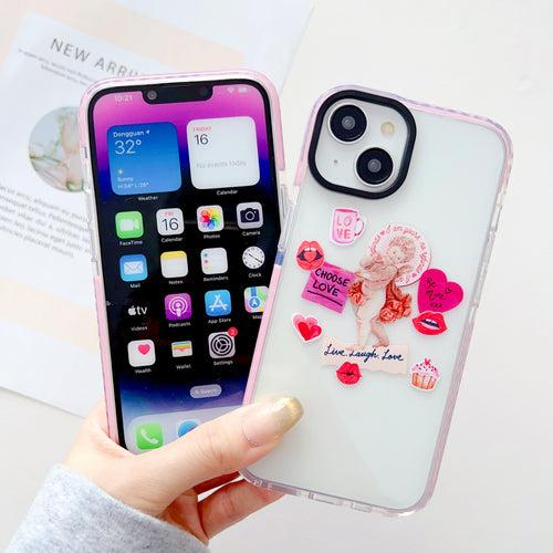 LOVE In Our Hearts Designer Impact Proof Silicon Phone Case for iPhone