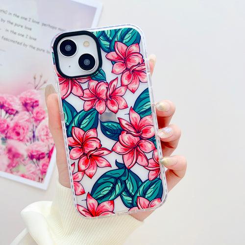 Bright Floral Designer Impact Proof Silicon Phone Case for iPhone