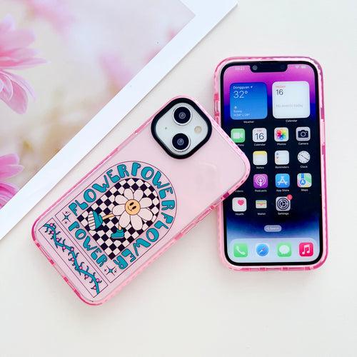 Flower Power Silicon Impact Proof Case for iPhone
