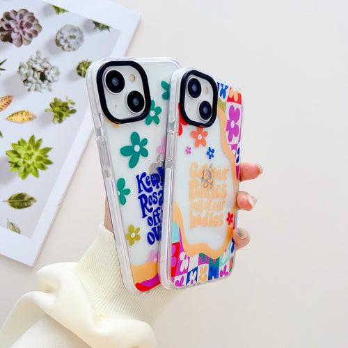 Let's Segregate ! Silicon Impact Proof Case for iPhone