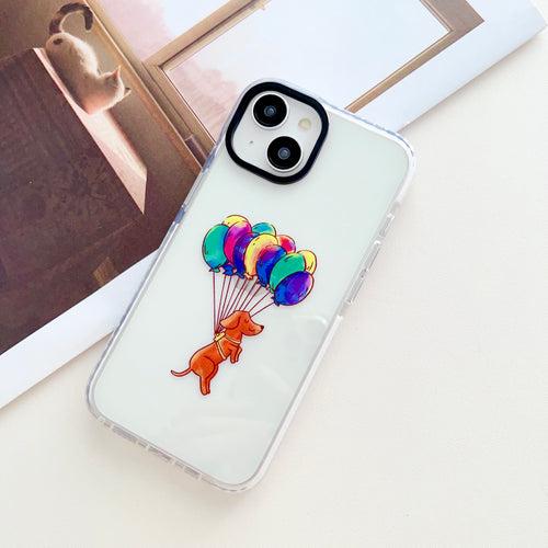 Peeping Dog Designer Impact Proof Silicon Phone Case for iPhone