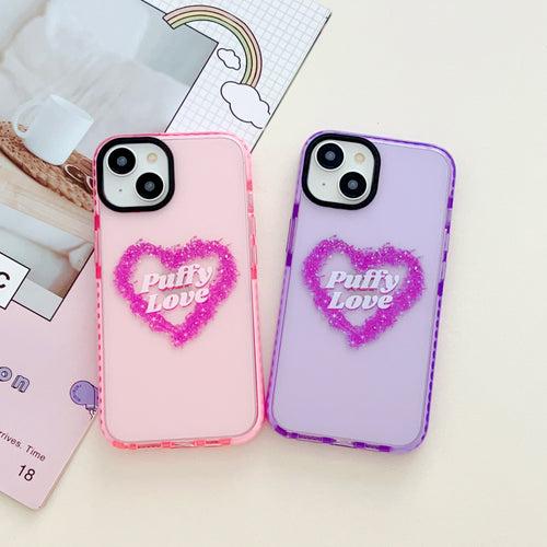 Puffy Love ! Designer Impact Proof Silicon Phone Case for iPhone