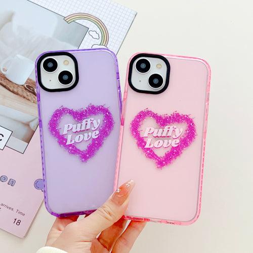 Puffy Love ! Designer Impact Proof Silicon Phone Case for iPhone