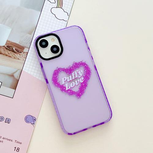 Puffy Love ! Designer Impact Proof Silicon Phone Case for iPhone