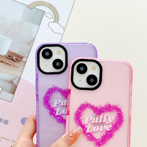 Puffy Love ! Designer Impact Proof Silicon Phone Case for iPhone