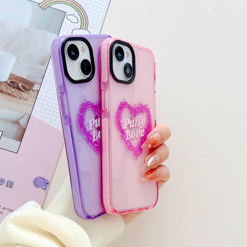 Puffy Love ! Designer Impact Proof Silicon Phone Case for iPhone